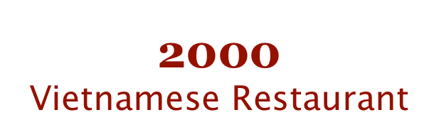 2000
Vietnamese Restaurant